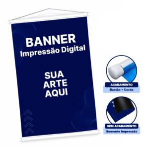 Banner lona brilho 380g